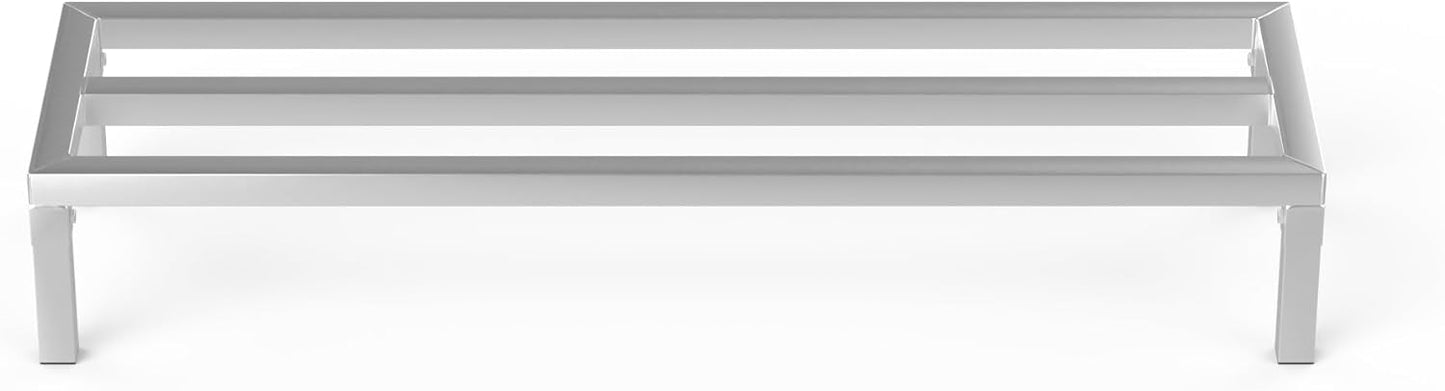 14 in X 48 in. Aquarium Stand | Industrial Style Aluminum Fish Tank Base with Open Frame Design