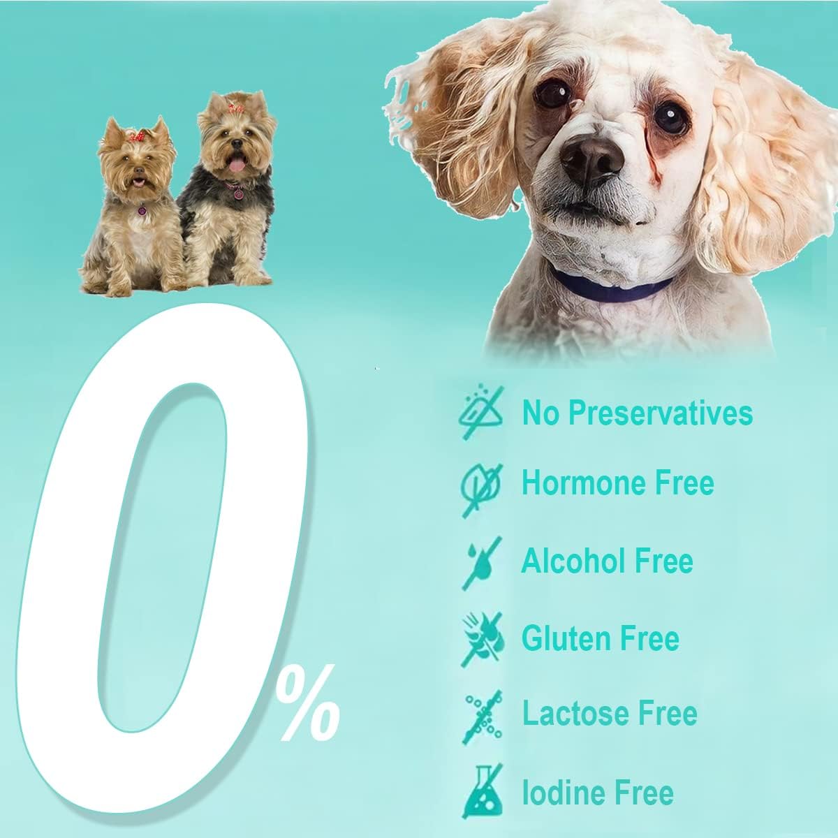 VEZE Eye Drops for Dogs, Dog Eye Drops & Cats, Gentle Dog Eye Infection Treatment, Relieves Dog Eye discomfort,Dog Eye Wash Relief Allergies Symptoms and Help Tear Stain Remover.