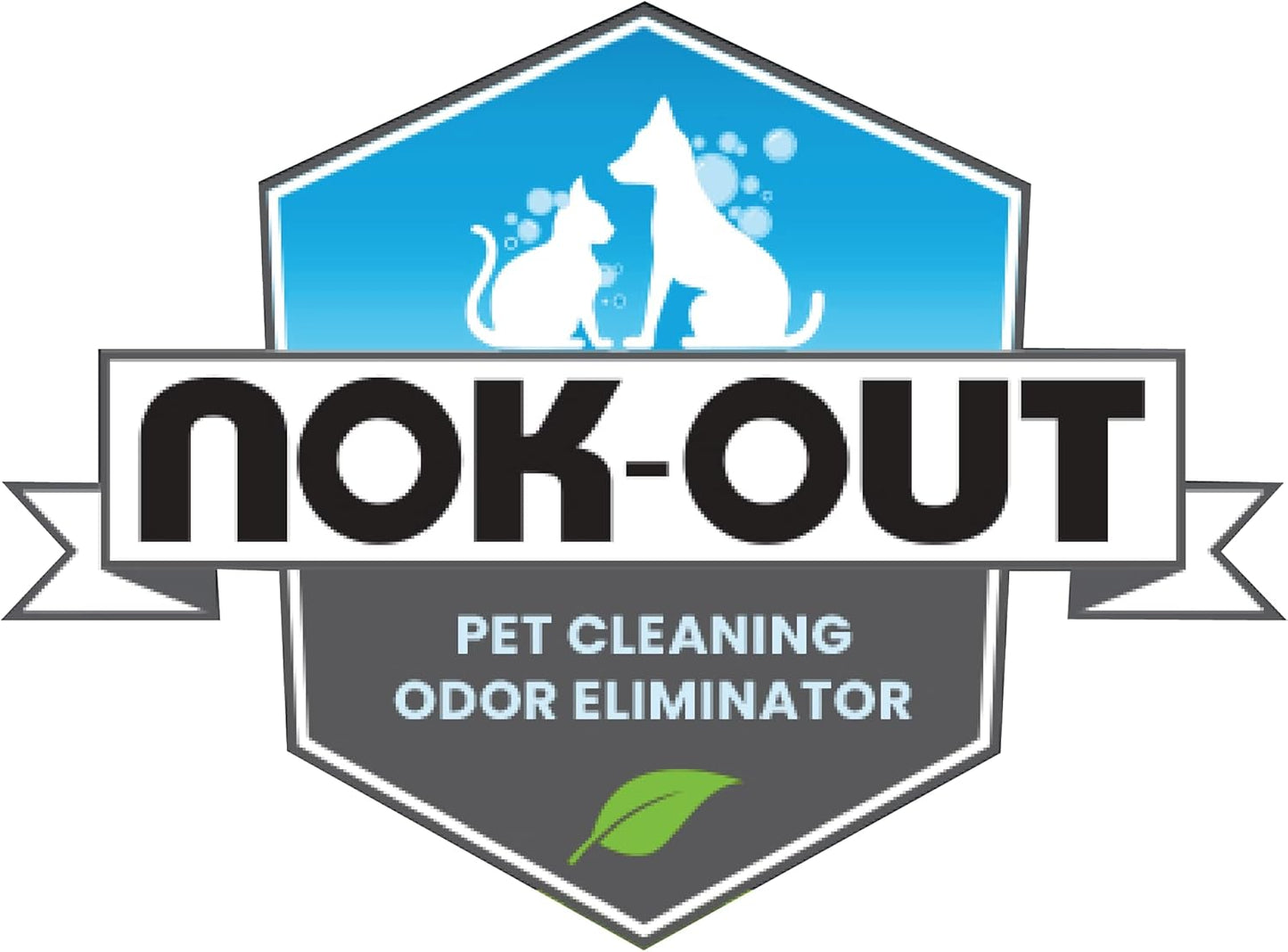 NOK OUT Premium Grade Pet Shampoo for Dogs and Cats, Veterinary Strength and Odor Eliminator Formula, Made in the USA, 20 Ounce Bottle, 2-Pack
