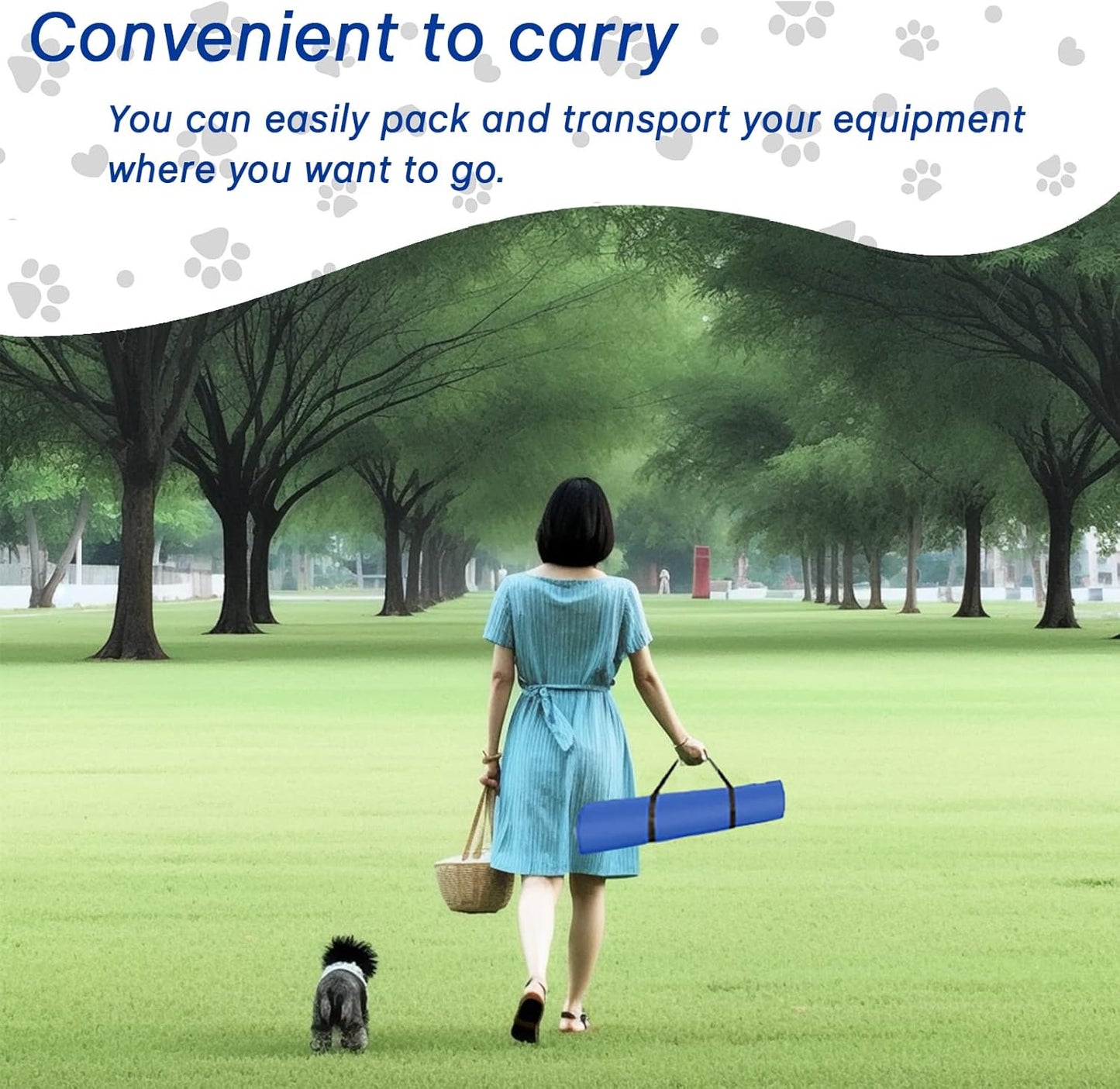 PLKO Dog Agility Equipment Set,Pets Agility Training Equipment,Weave Poles, Adjustable Hurdle, Jump Ring, Pause Box and Storage Bag