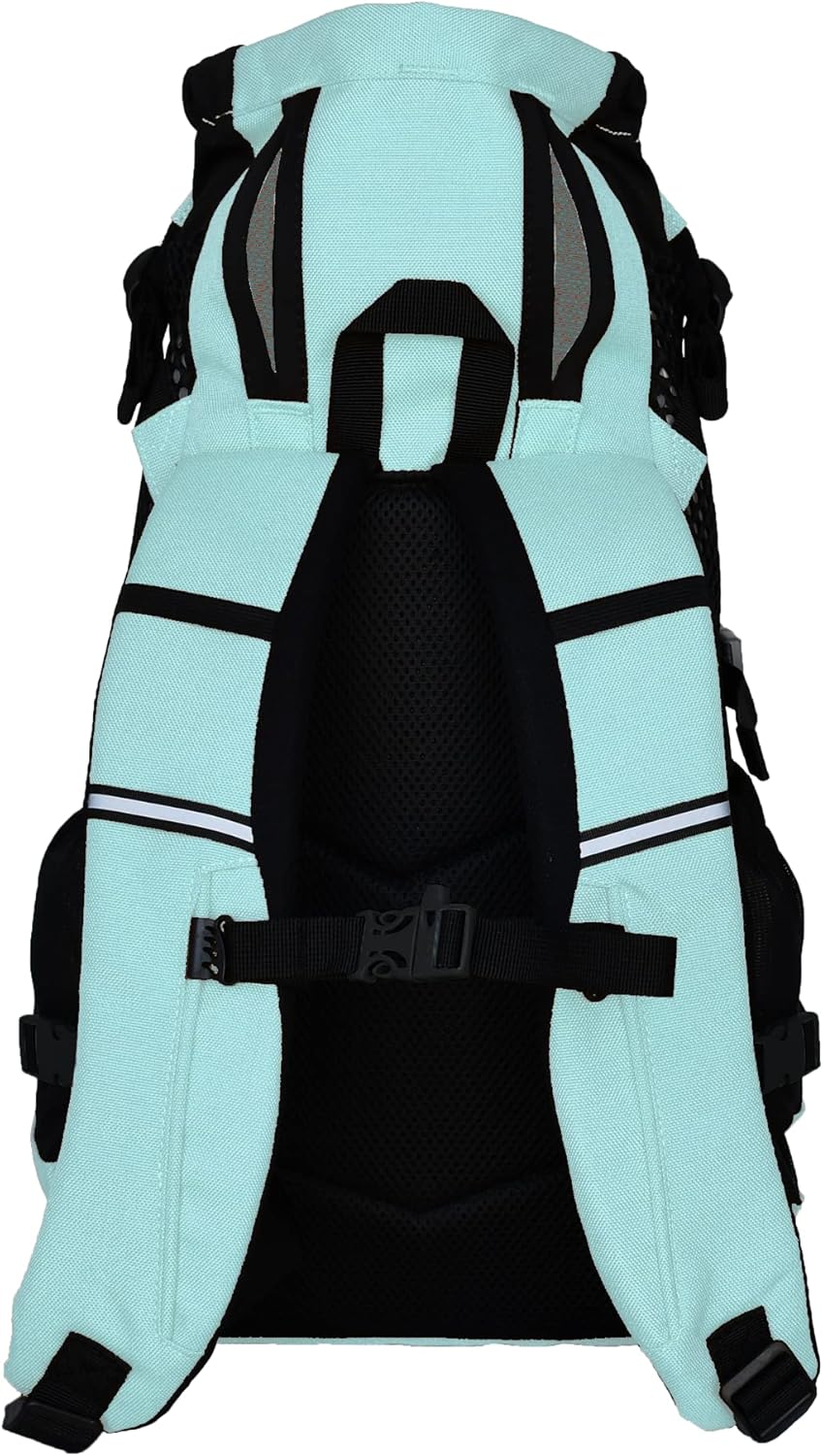 K9 Sport Sack Plus 2 - Small, Summer Mint - Ideal for Dogs 13-16” Long - Adjustable, Backpack-Style Carrier with Multi-Functional Storage Pack, Thick Shoulder Straps & Padded Back Panel