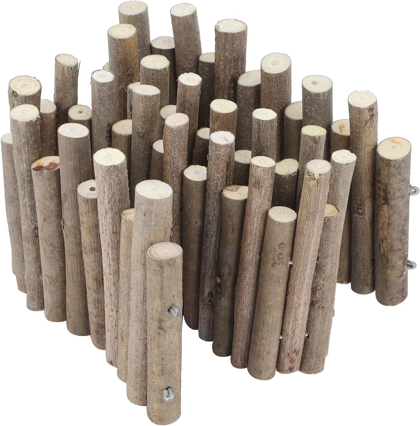 Ejoyous Hamster Wooden Bridge, Wood Ladder Hamster Fence Hideout Cage Bedding Climbing Toys for Syrian Hamsters Gerbil Small Animals (60CM Fence)