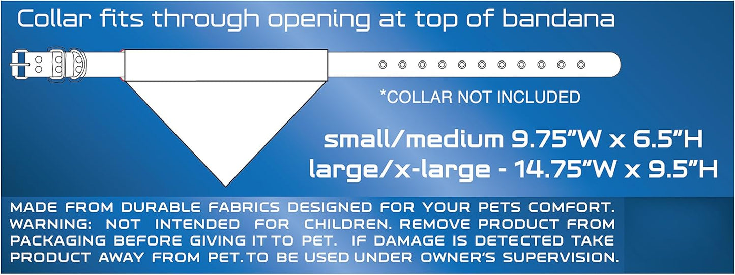 Pets First Collegiate Pet Accessories, Reversible Bandana, Alabama Crimson Tide, Small/Medium