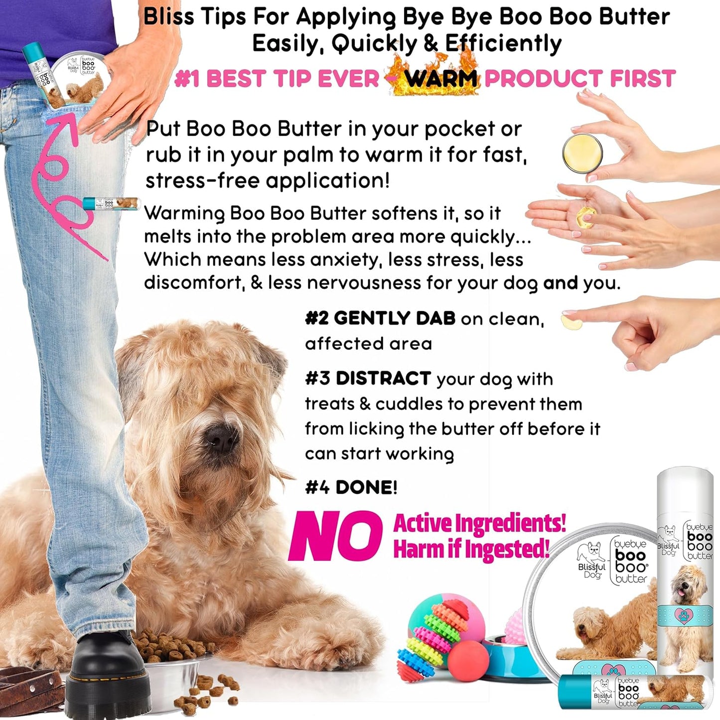 The Blissful Dog Soft Coated Wheaten Terrier Boo Boo Butter, 0.15 Ounce
