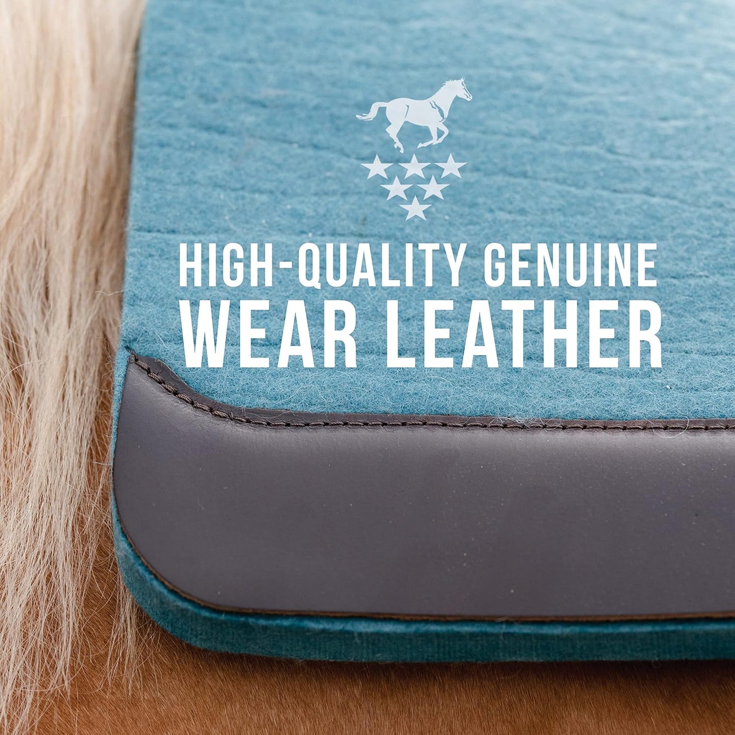 Professional's Choice 100% Steam-Pressed Wool Felt Saddle pad