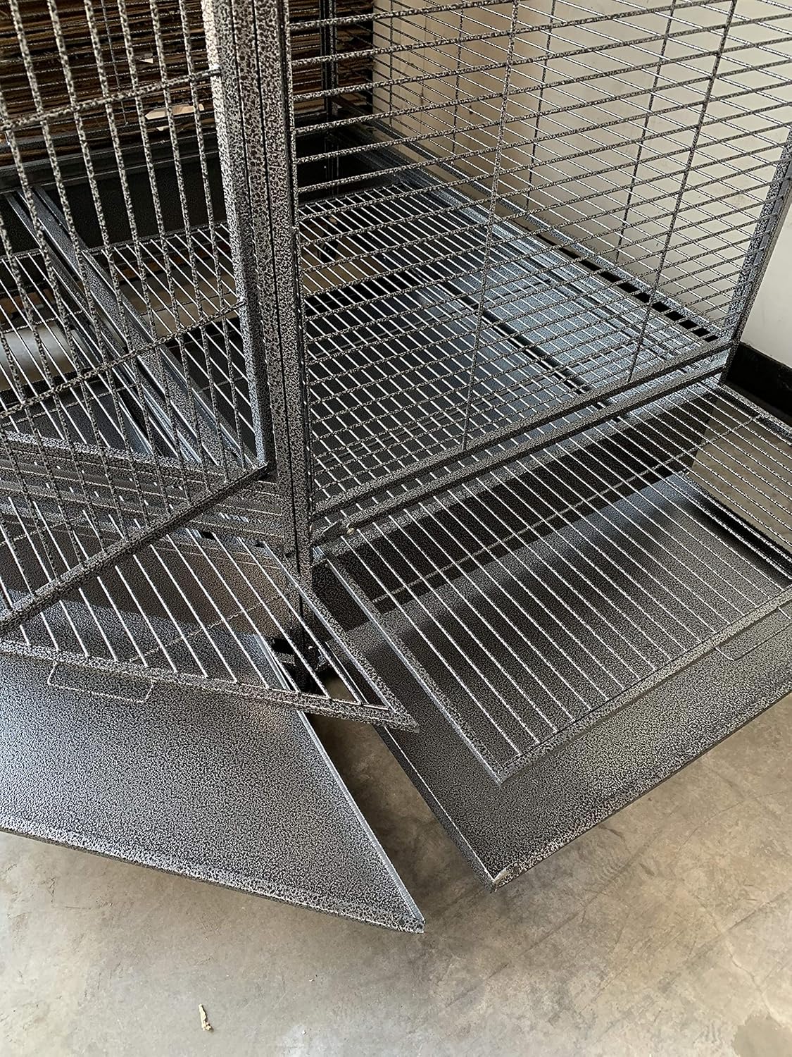 Parrot Escape Jumbo Corner Bird Cage Aviary (X-large)