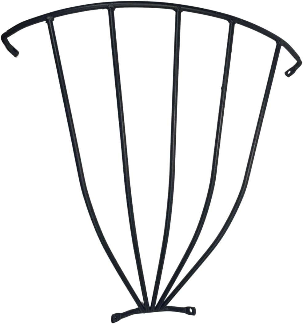 Intrepid International Wall-Mounted Corner Hay Rack - for Horses, Goats, Sheep, and Other Livestock, Heavy Duty and Convenient Feeder Solution