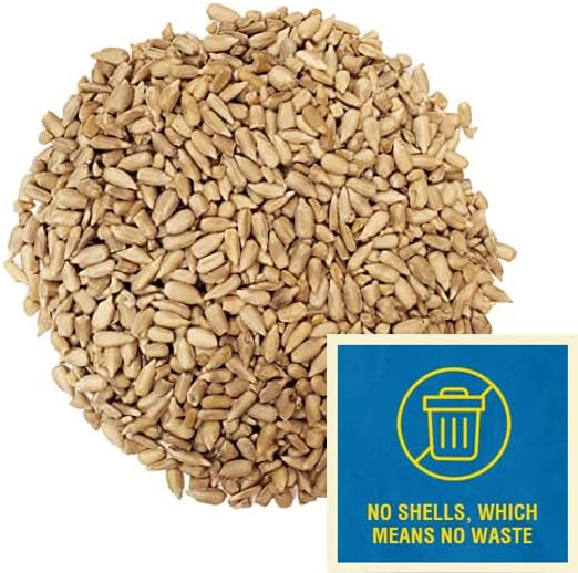 Sunflower Coarse Kernels Hearts No Waste No Mess Bird Seed (50 Pounds)