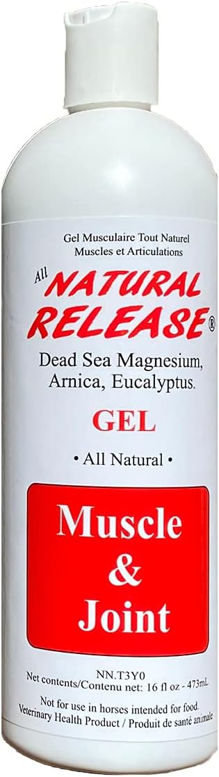 Natural Release Muscle Gel Treatment - Horse Liniment for Sore Muscles, Joint Pain, and Tendons