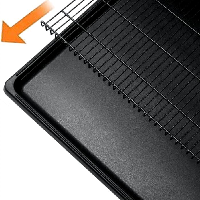 48 Inch Heavy Duty Dog Crate Cage with Wheels, Indestructible and Escape Proof Steel Kennel Indoor for High Anxiety Dogs with Sturdy Locks, Double Door and Removable Tray, Extra Large XL XXL