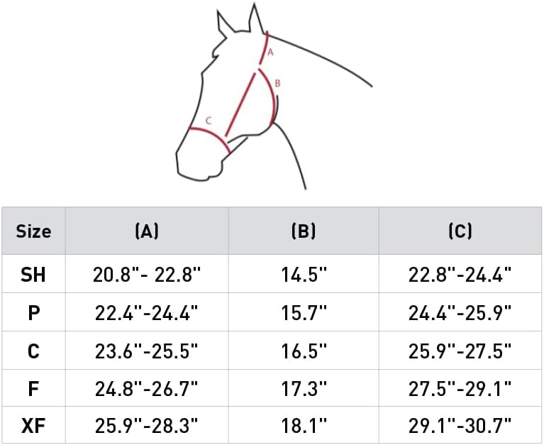 HORZE Adepto Adjustable Horse Halter | Soft, Durable Polyester - Canal Blue - Horse