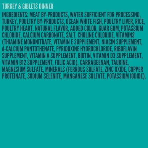 A Strong Heart Canned Wet Cat Food, Turkey & Giblets Dinner - 5.5 oz Cans (Pack of 24), Made in The USA with Real Turkey & Savory Giblets