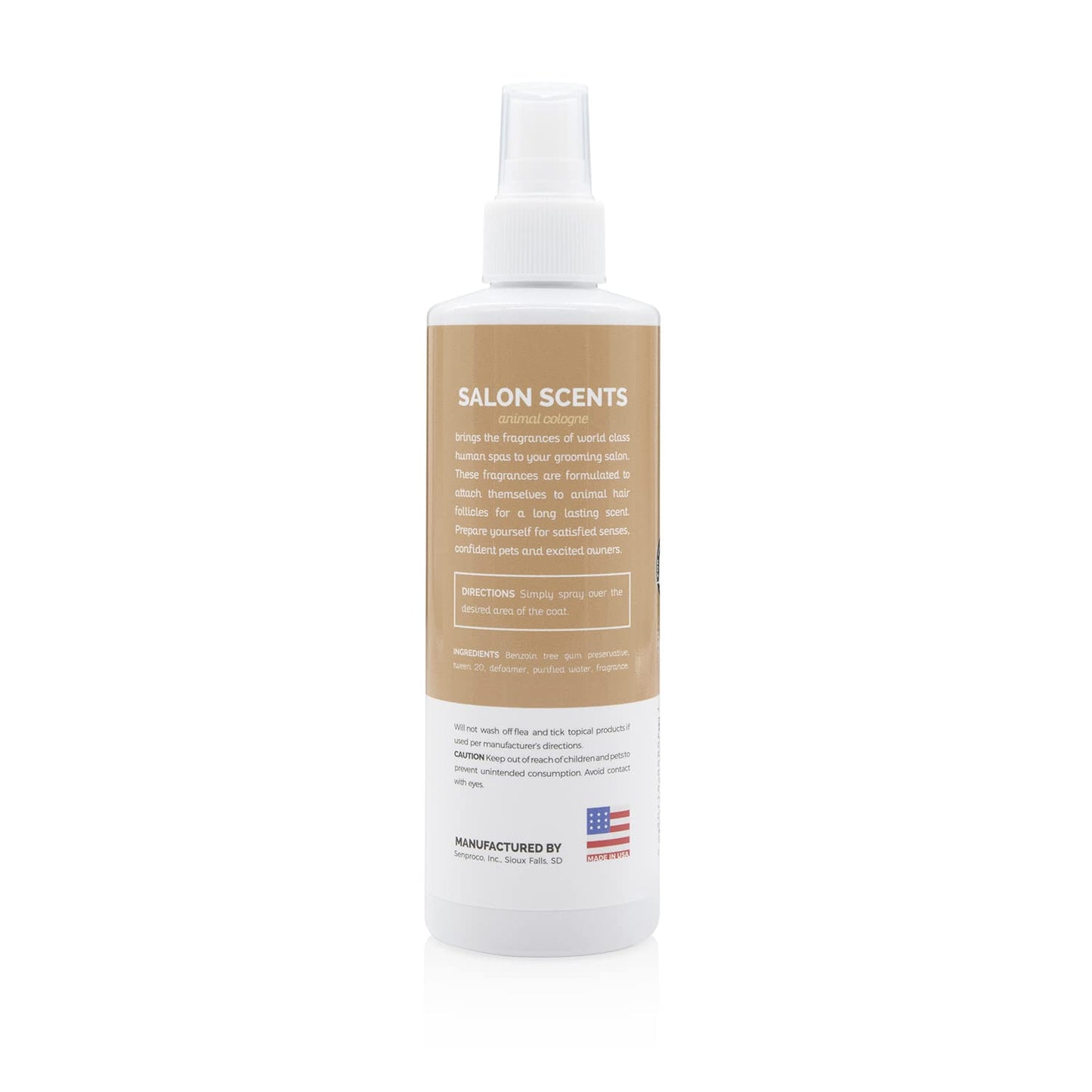 Bark2Basics Salon Scents Pet Grooming Cologne - 8 oz, Natural Professional Grade Perfume for Dogs and Cats, Spray, Long Lasting, Deodorizing, (Coconut and Pineapple)