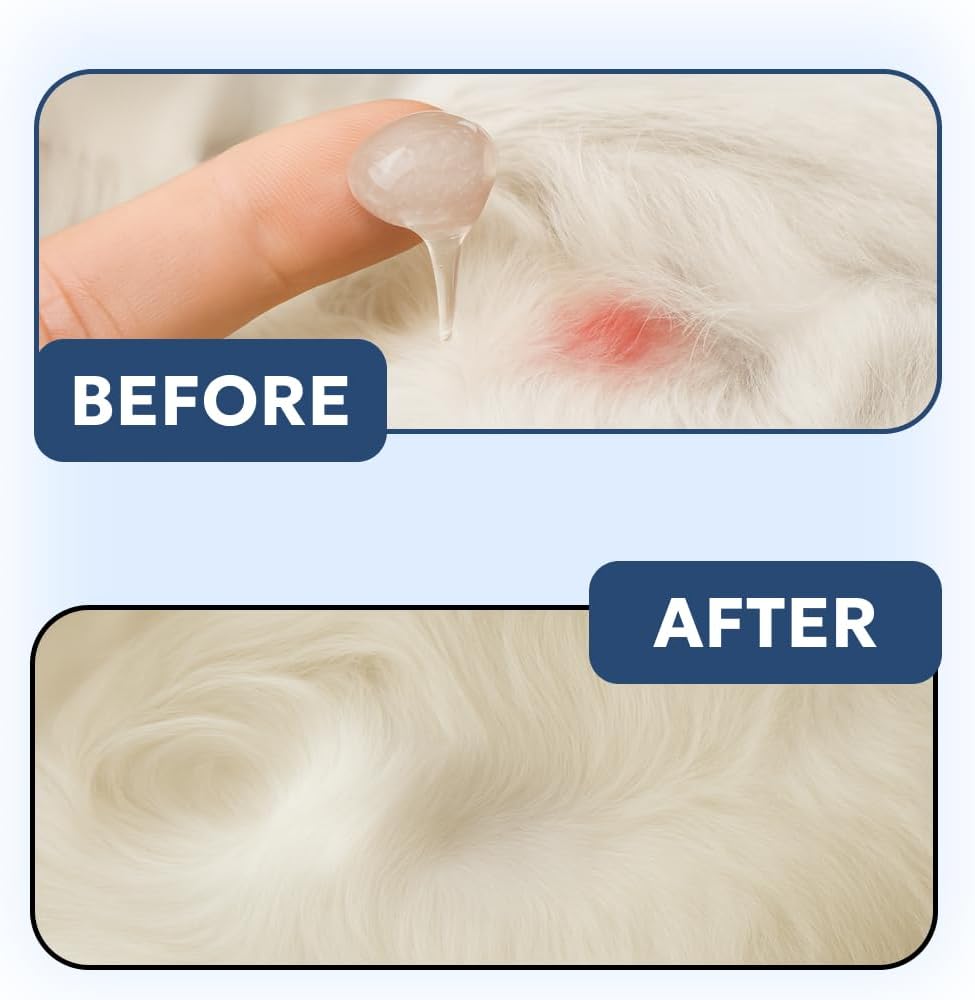 Forticept Clear Butter Dog Hot Spot Treatment Hydro Gel, Heals Dog Wound, Helps with Skin Yeast Infections, Ringworm, Insects Bites, Cuts, Rashes, Skin Allergy, 4 Ounces