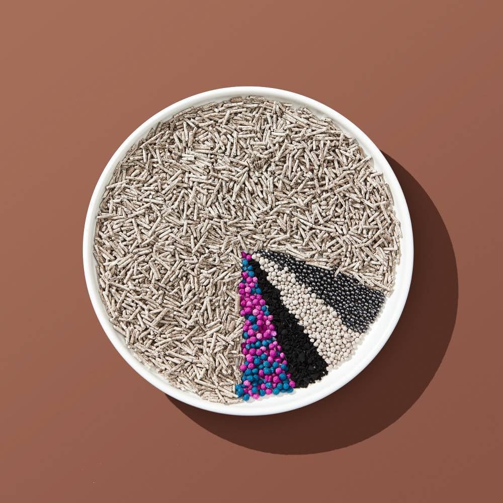 Mixed Tofu Cat Litter, Heavy Duty Flushable Kitty Litter, 5.5Lb/88Oz Coffee 12 Pack