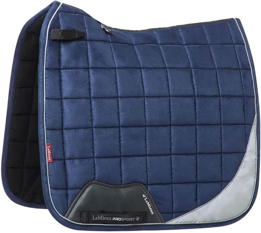 LeMieux Suede Dressage Square - English Saddle Pads for Horses - Equestrian Riding Equipment and Accessories