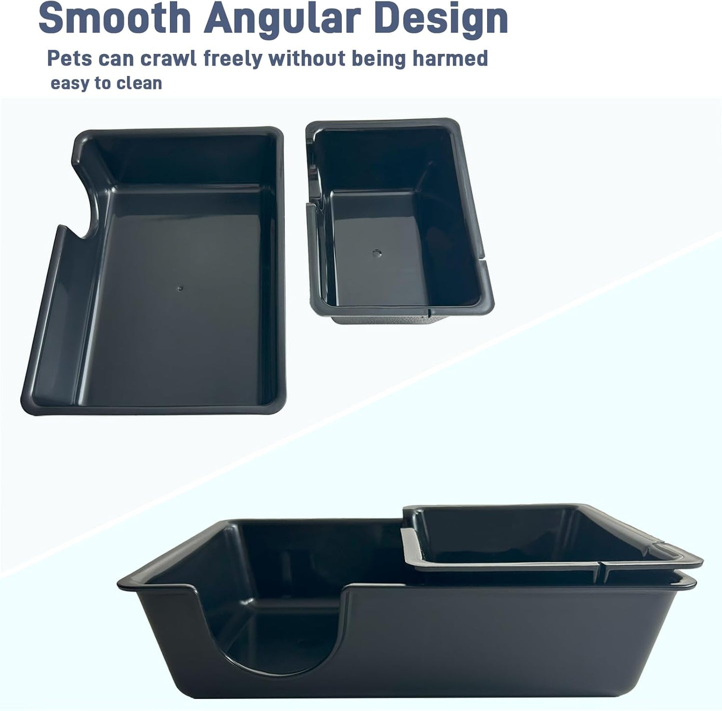 Large Humid Hideout Cave for Reptiles, Snake Hide for Ball Pythons, Gecko Hide, Leopard Geckos, Bearded Dragons,Compact Terrarium Decor with Easy-Clean Design (9.5"x6.7"x2.2")