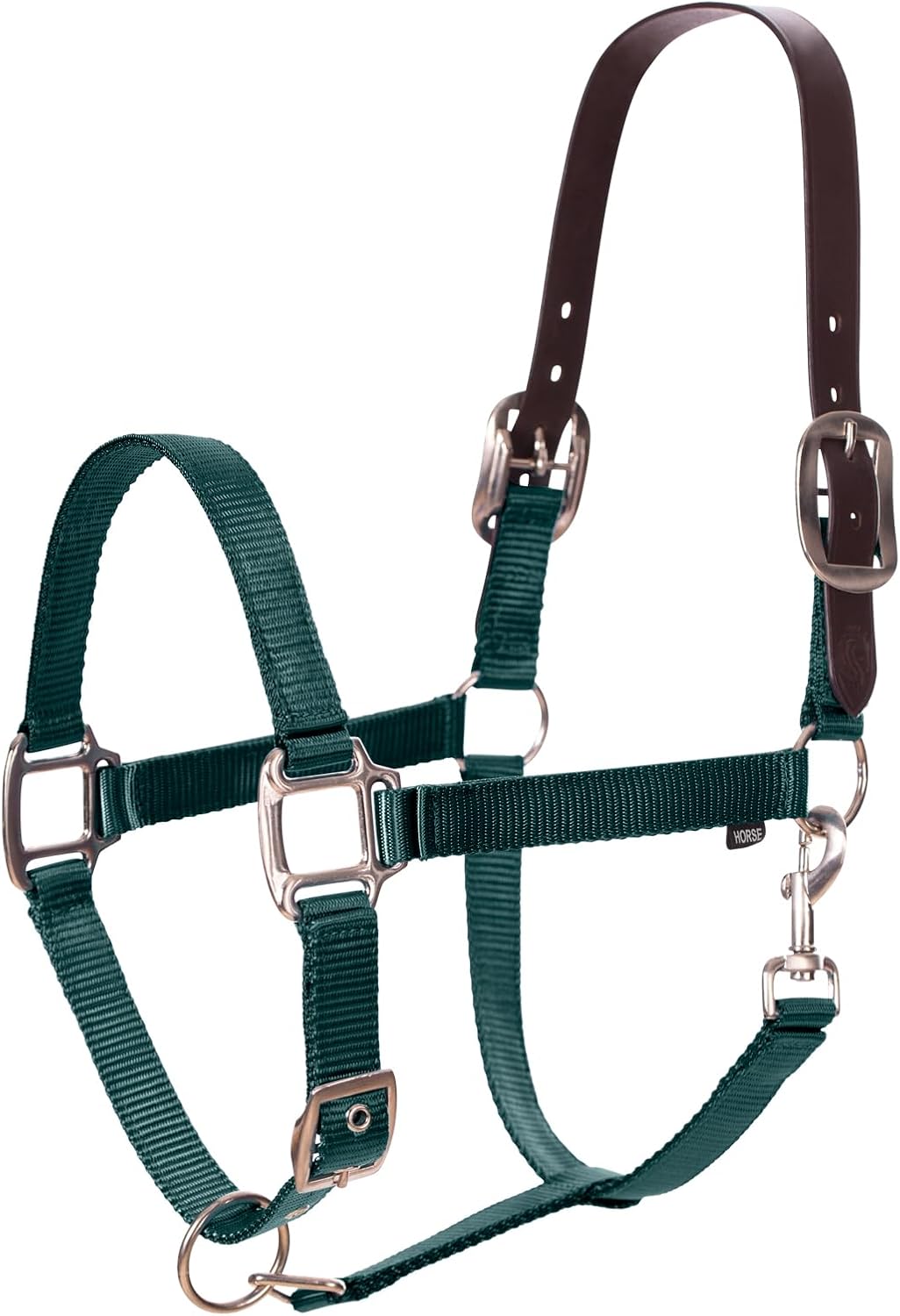 Equinavia Loki Adjustable Breakaway Horse Halter - Hunter Green - Pony