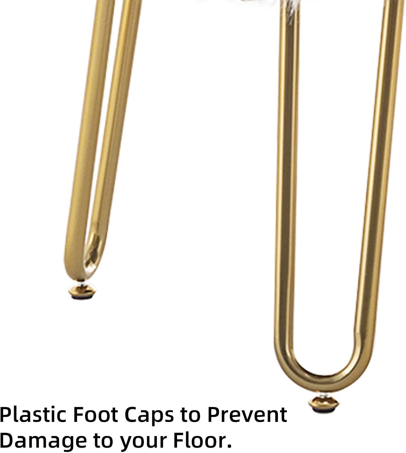 42.5Inch White Bedroom Bench, Benches for Bedroom White Faux Fur Upholstered Bed end Bench, Tufting Bench Indoor Bench with Metal Legs for Living Room Bedroom Dining Room Entryway