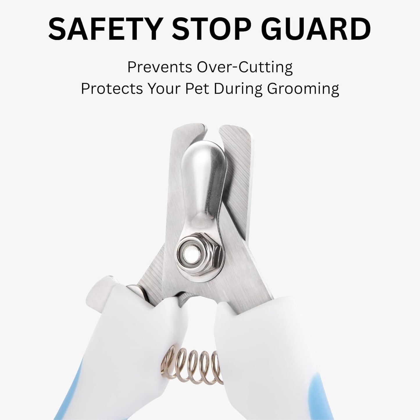 AIXINPET Dog & Cat Nail Clippers and Trimmers - with Free Nail File, Protective Guard to Avoid Over Cutting, Extra Sharp Blade - Suitable for Small to Large Dogs & Cats, Birds and Rabbits (Small)