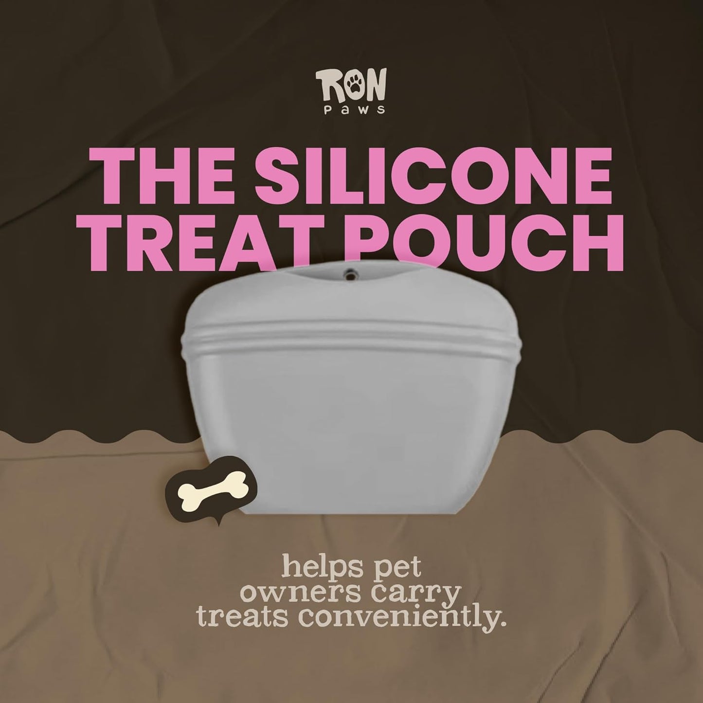 Ultimate Dog Walk & Train Kit - Silicone Dog Treat Pouch - Tug Ball - Portable Water Bottle for Dogs - Ideal Gift for First Time Pet Owners - Training Pouch