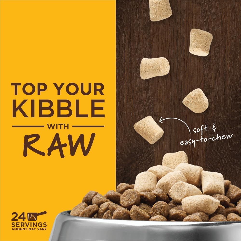 Instinct Raw Boost Mixers, Freeze Dried Dog Food Topper, Grain Free - Cage Free Chicken, 6 oz. Bag