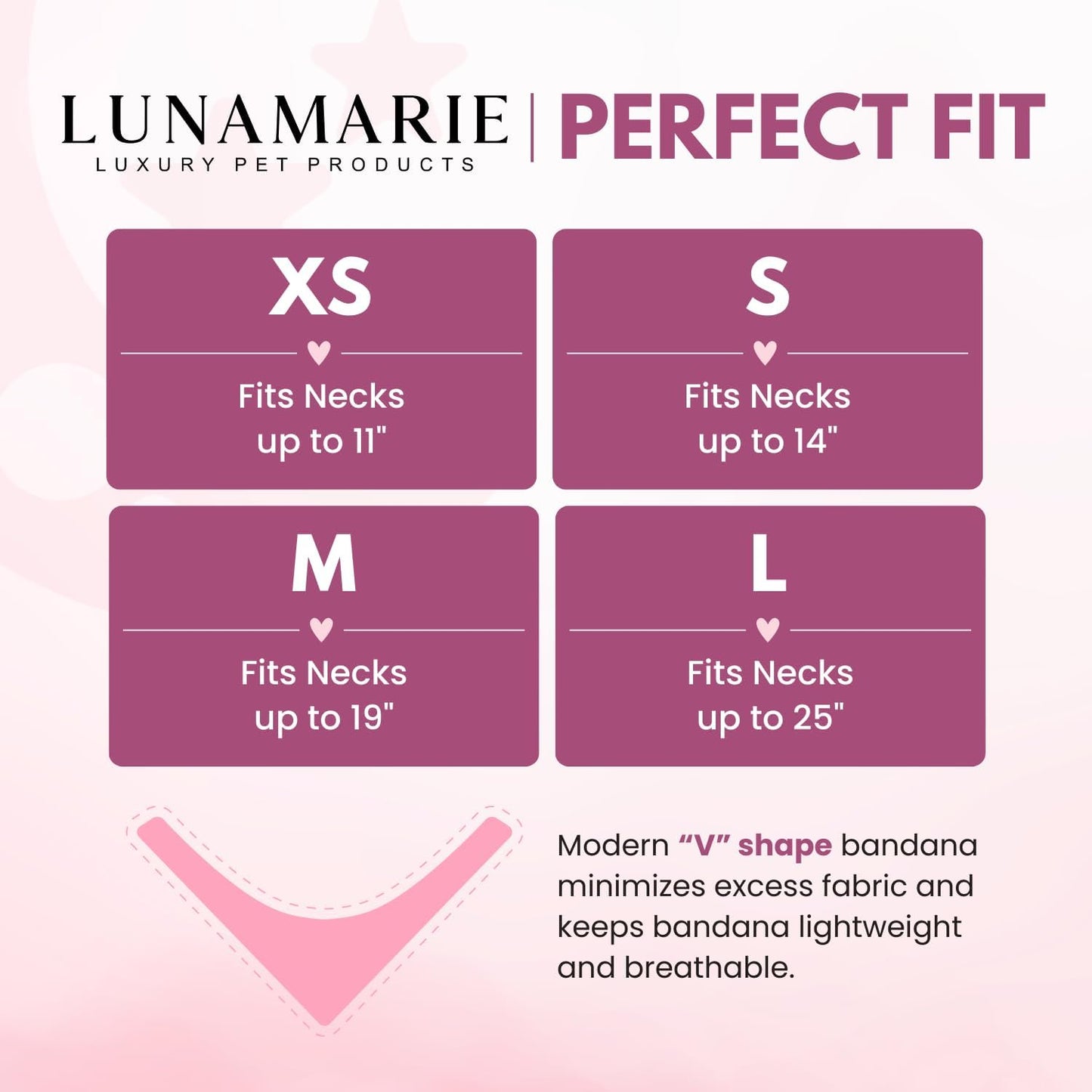 LunaMarie - Luxury Pet Birthday Bandanas -Premium & Silky Poly Fabric | 100% Handmade | Custom Shape Dual Layered (Xena, Large)