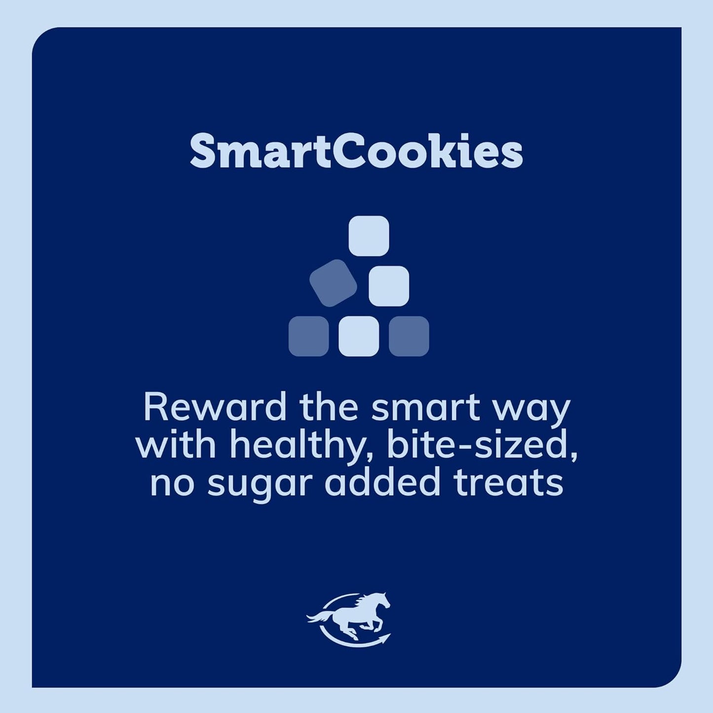 SmartEquine SmartCookies | Healthy Treats for Horses Made from Coconut Meal, Beet Pulp, Alfalfa, and Flaxseed Oil | No Sugar Added Horse Treats | Banana Bread Flavor Cookies for Horses, 3 lb Bag