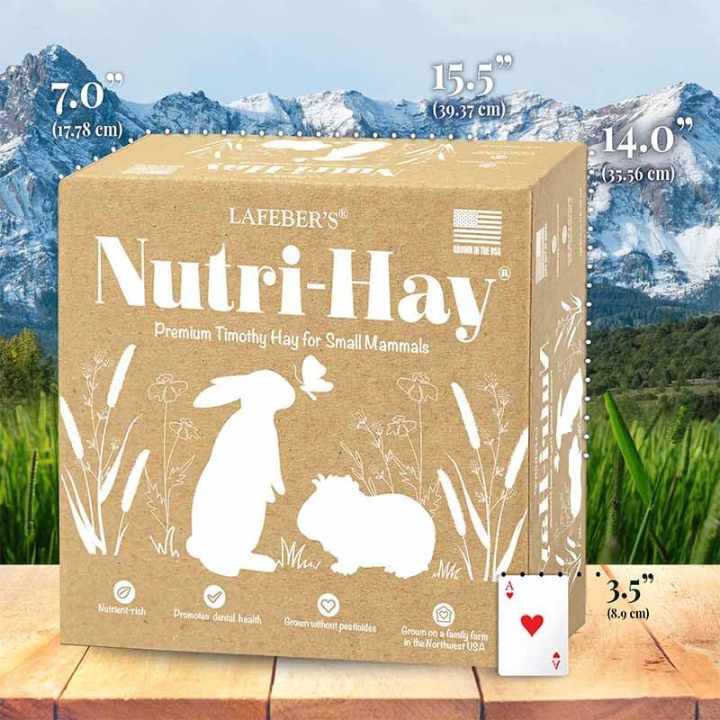 LAFEBER'S Nutri-Hay Box for Rabbits and Guinea Pigs 40 oz