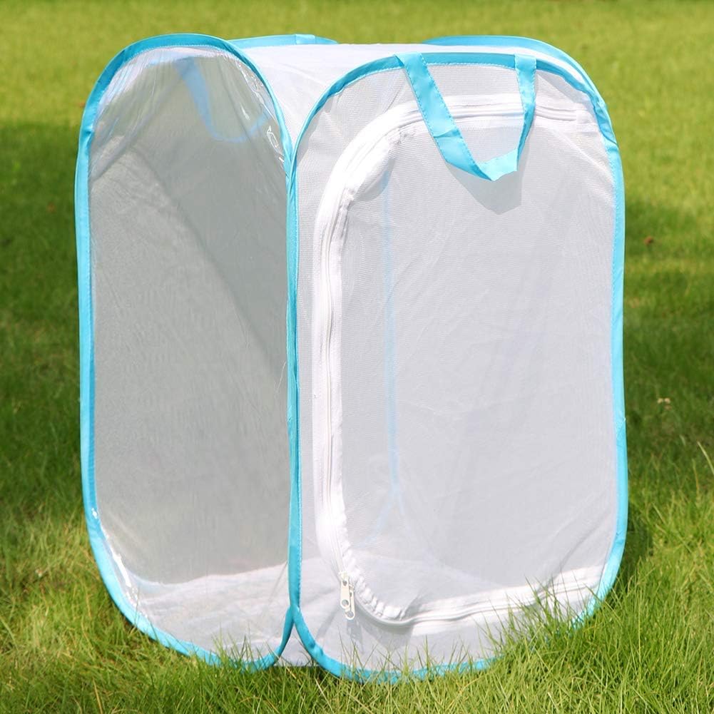 RESTCLOUD Insect and Butterfly Habitat Cage Terrarium Pop-up 24 Inches Tall