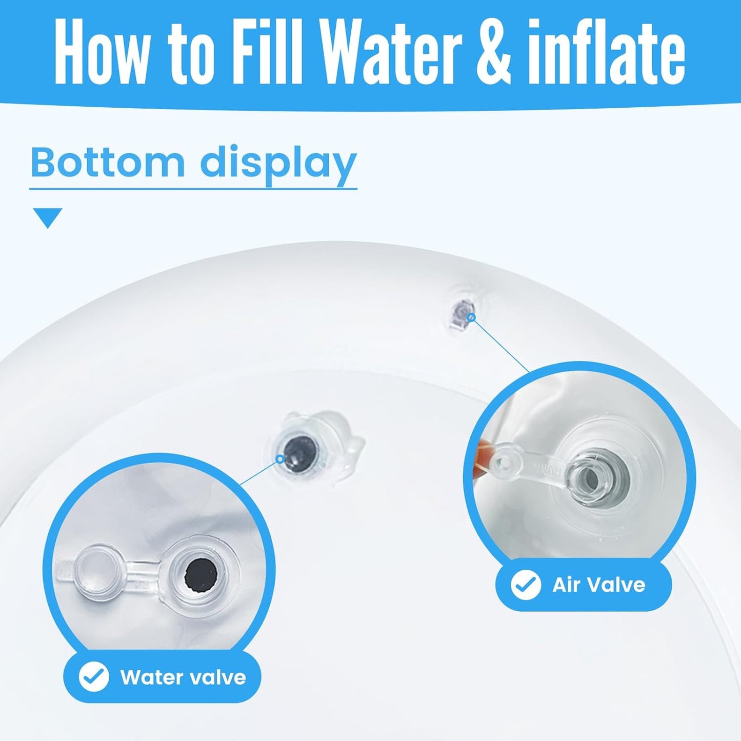 cat Cold pad, Portable Water-Filled, Interactive cat Toy, Suitable for All Kinds of Pets, Keeping Your Pets Cool in Summer Ocean Blue