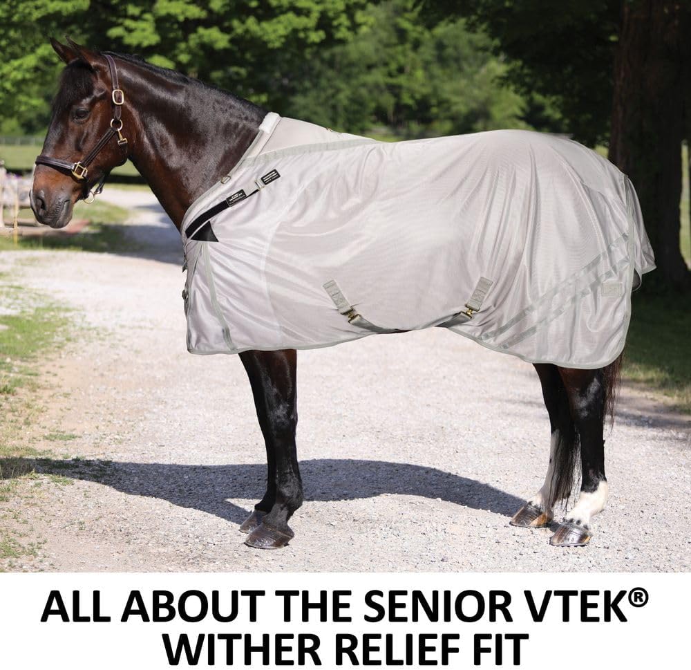 Dura-Tech RipGuard Adjusta-Fit Horse Fly Sheets | Self-Repairing Durability | Enhanced UV & Insect Protection | Ideal for All Horse Breeds