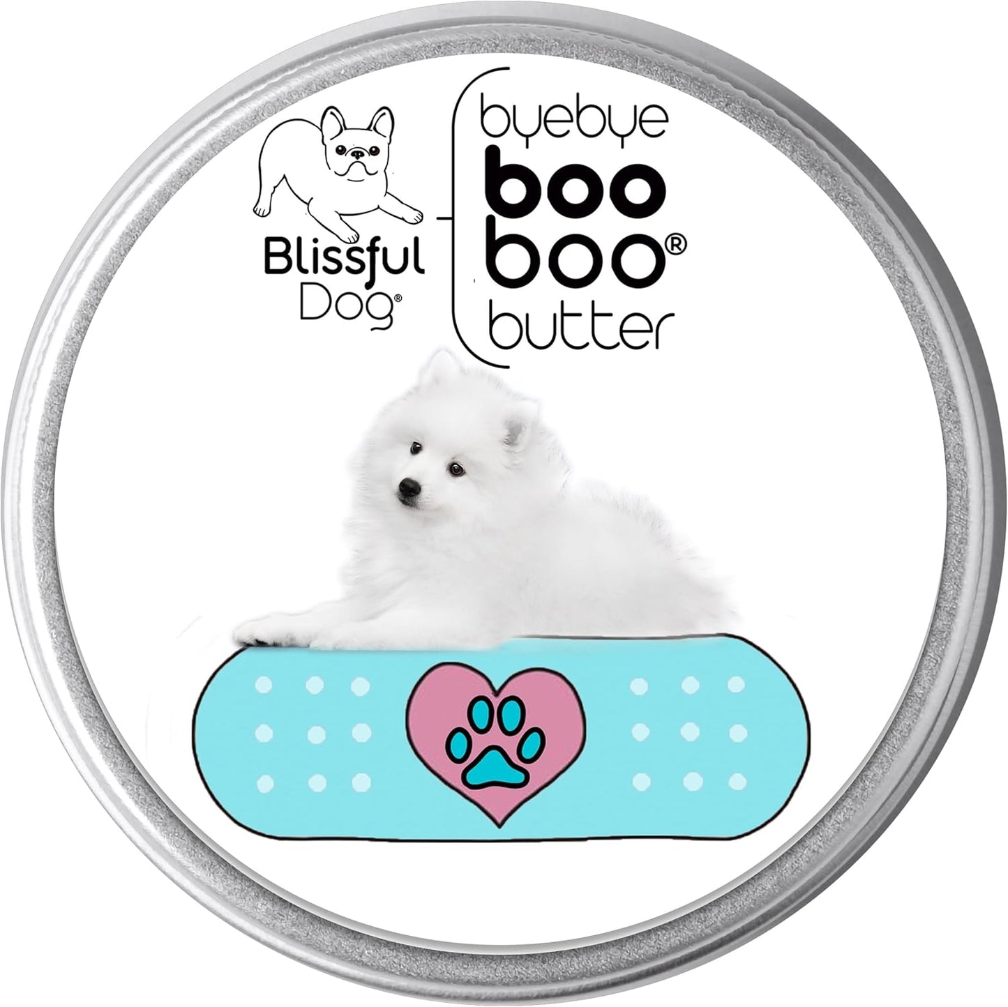 The Blissful Dog 2 oz TIN American Eskimo Booboo Butter