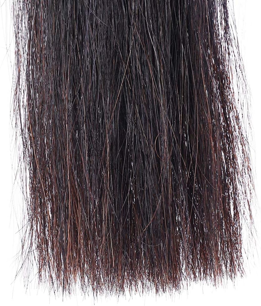 Horse Tail Extensions with Braided Horsehair Loop, Blunt Cut Bottom, 28-30 inches Long and 3/8 lb Weight