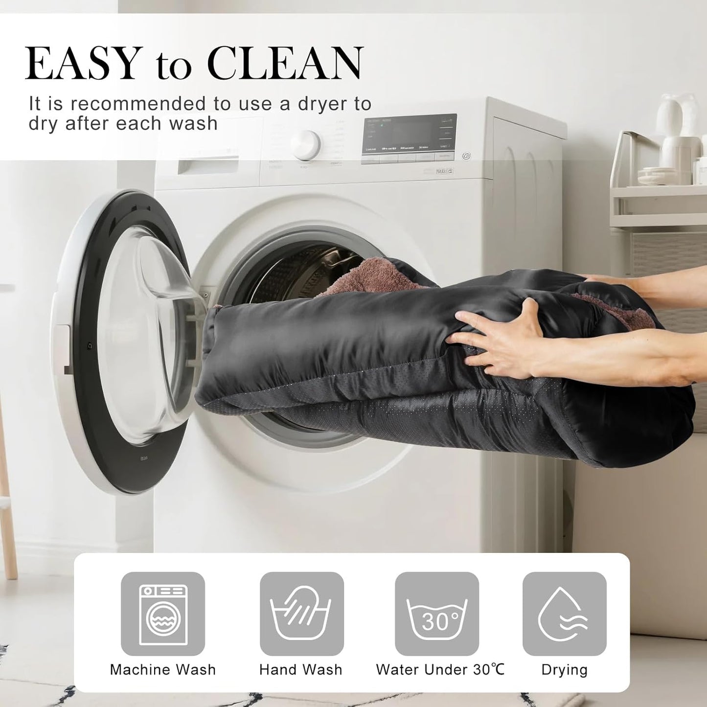 Dog Bed for Large Size Dogs, Soft Breathable Dog Bed Machine Washable, Pet Couch Bed with Non-Slip Base