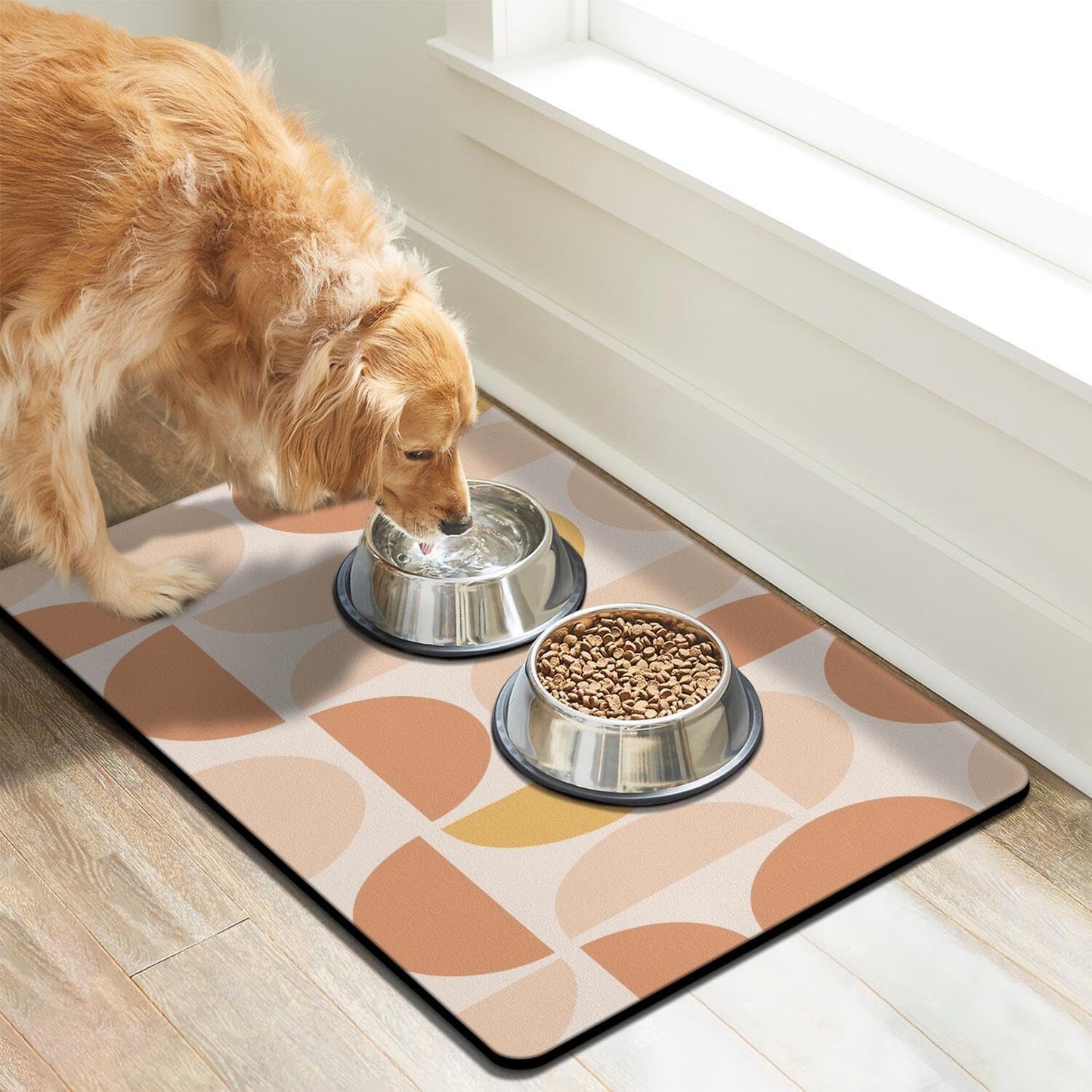Dog Food Mats for Floors, Absorbent Dog Bowl Mat for Food and Water Dispenser Mat, Quick Dry Cat Food Mat Pet Supplies