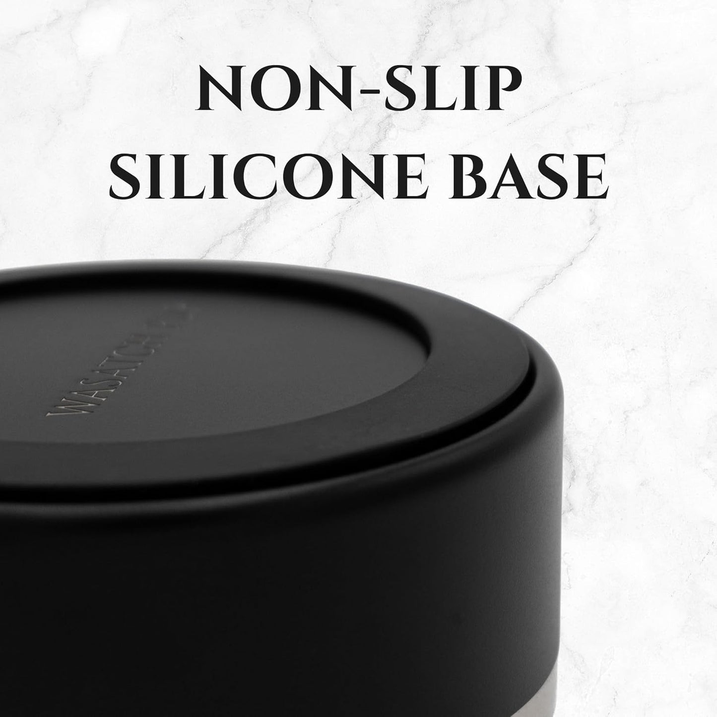 Stainless Steel Dog Bowl for Small-Large Dogs | Double Wall Insulated, Non-Slip Base Heavy Duty Water and Food Bowls for Dogs & Cats | Pet Safe BPA Free & Dishwasher Safe | 64 Oz - Black