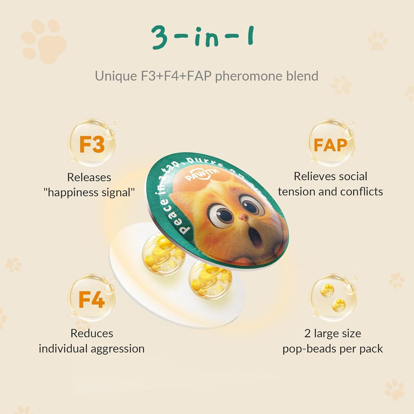 Cat Calming Diffuser – for Travel, Car & Home Use, Pheromone Diffuser for Cats & Kittens to Reduce Anxiety and Stress, No Electricity Needed, Long-Lasting Calming Support (1 Pack)