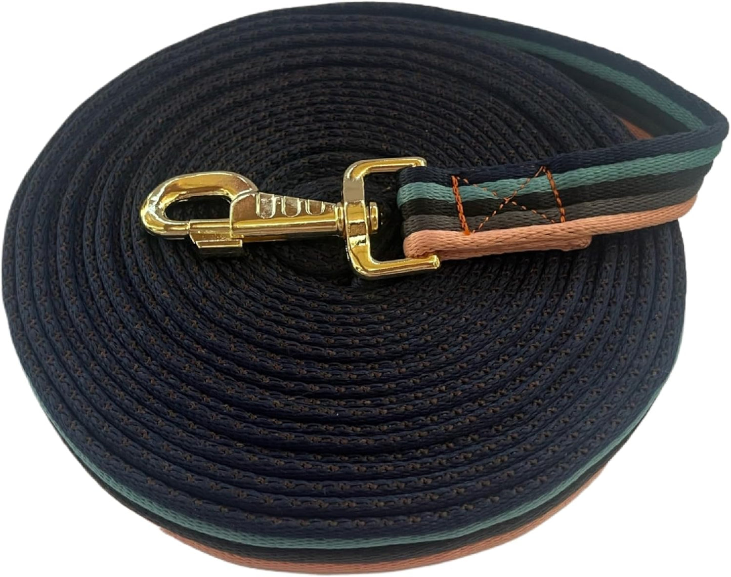 Premium Horse Training Lunge Line with Alloy Trigger Buckle for Accurate Equestrian Training of 26 Foot (8 Meters)