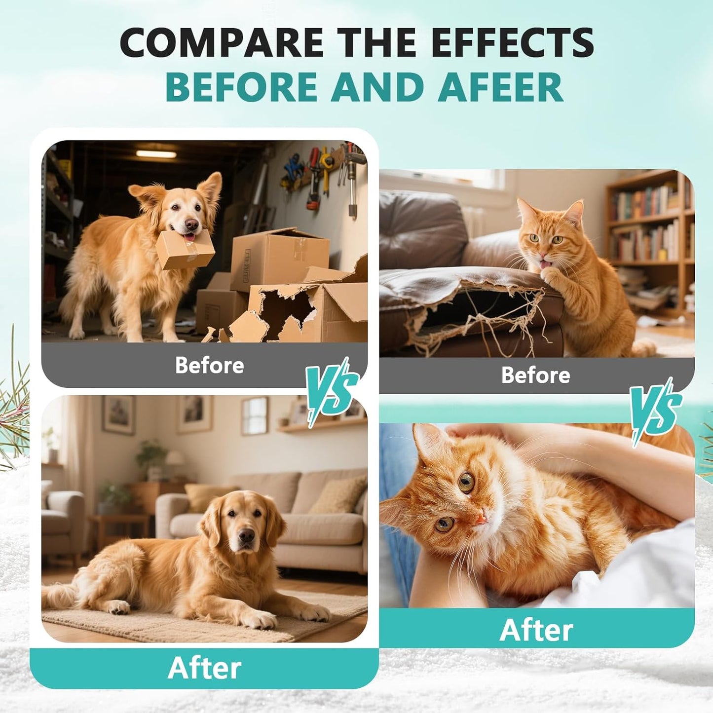 Bitter Apple Spray for Dogs 118 ML - Stop Chewing & Licking, Puppy Training Aid, No Chew Deterrent for Furniture, Shoes, Wounds - Safe Formula for Indoor & Outdoor Use