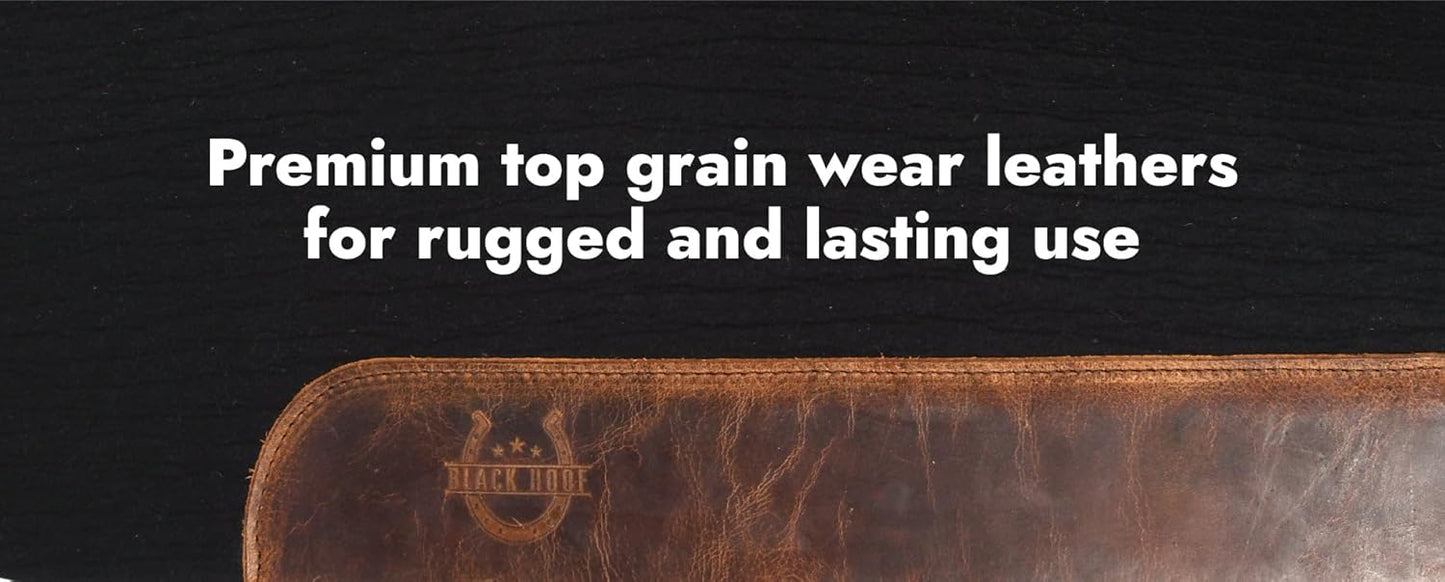 BLACK HOOF Blackhoof Steam Pressed Merino Wool Felt Contoured Pad (31" Length and 32" Width), Saddle pad for Horses