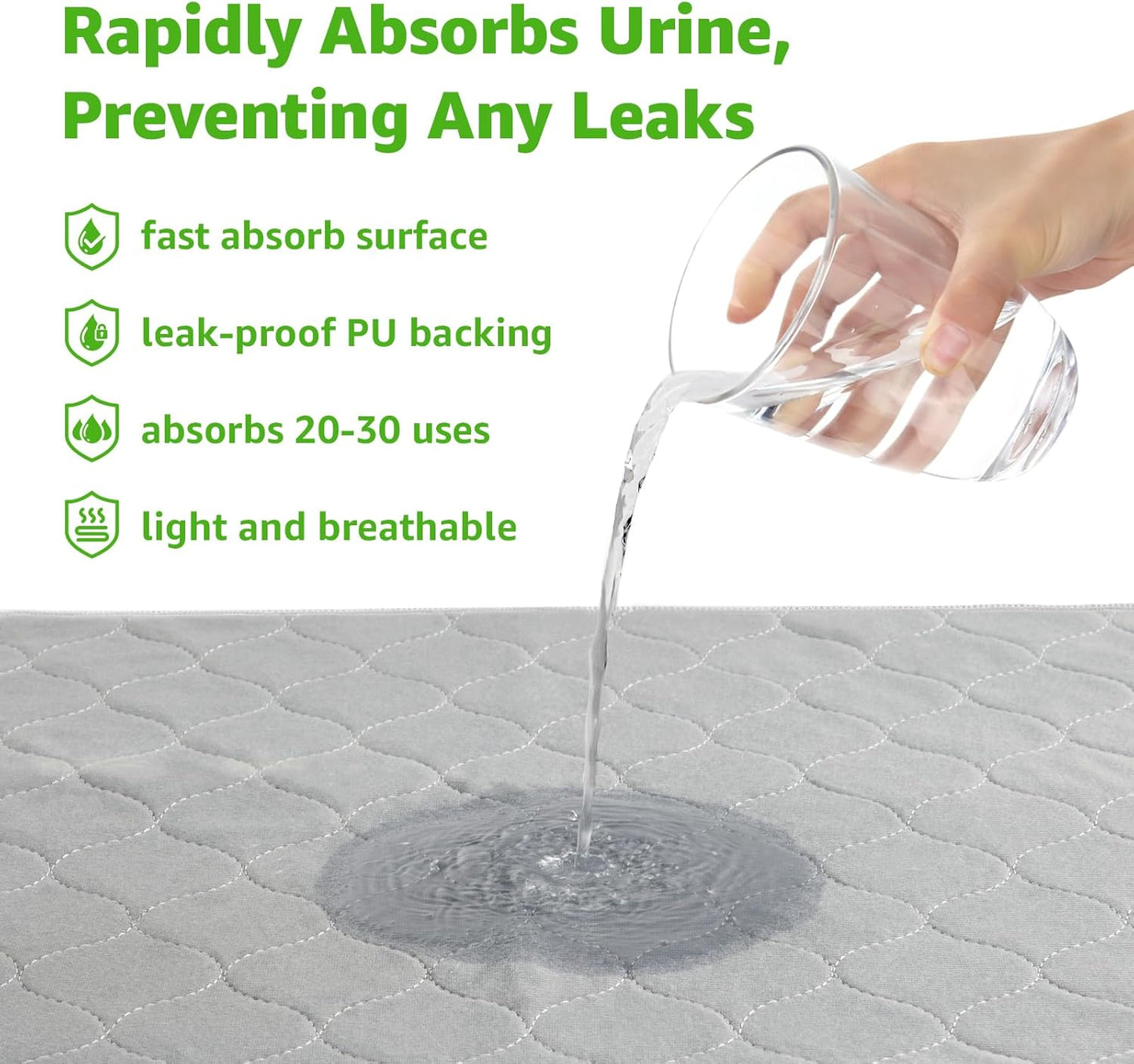 Dog Grass Large Potty Patch, Dog Litter Boxes Artificial Grass Bathroom Turf for Pet Training, Washable Puppy Pee Pad, Perfect Indoor/Outdoor Portable Potty Pet Loo