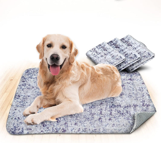 Washable Dog Pee Pads (2-Pack) - Reusable Pet Mats for Floor, Waterproof, Whelping & Potty Pads for Dogs, Crate Liner for Small, Medium, Large Pets (24" x 36")