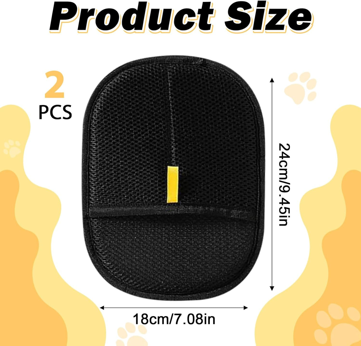 Pet Hair Removal Glove for Cats Dogs,2025 Electrostatic Pet Hair Remover Grooming Removal Gloves for Pets Hair,Hair Remover Gloves for Couch Clothes Carpet Bed Furniture Pet Grooming