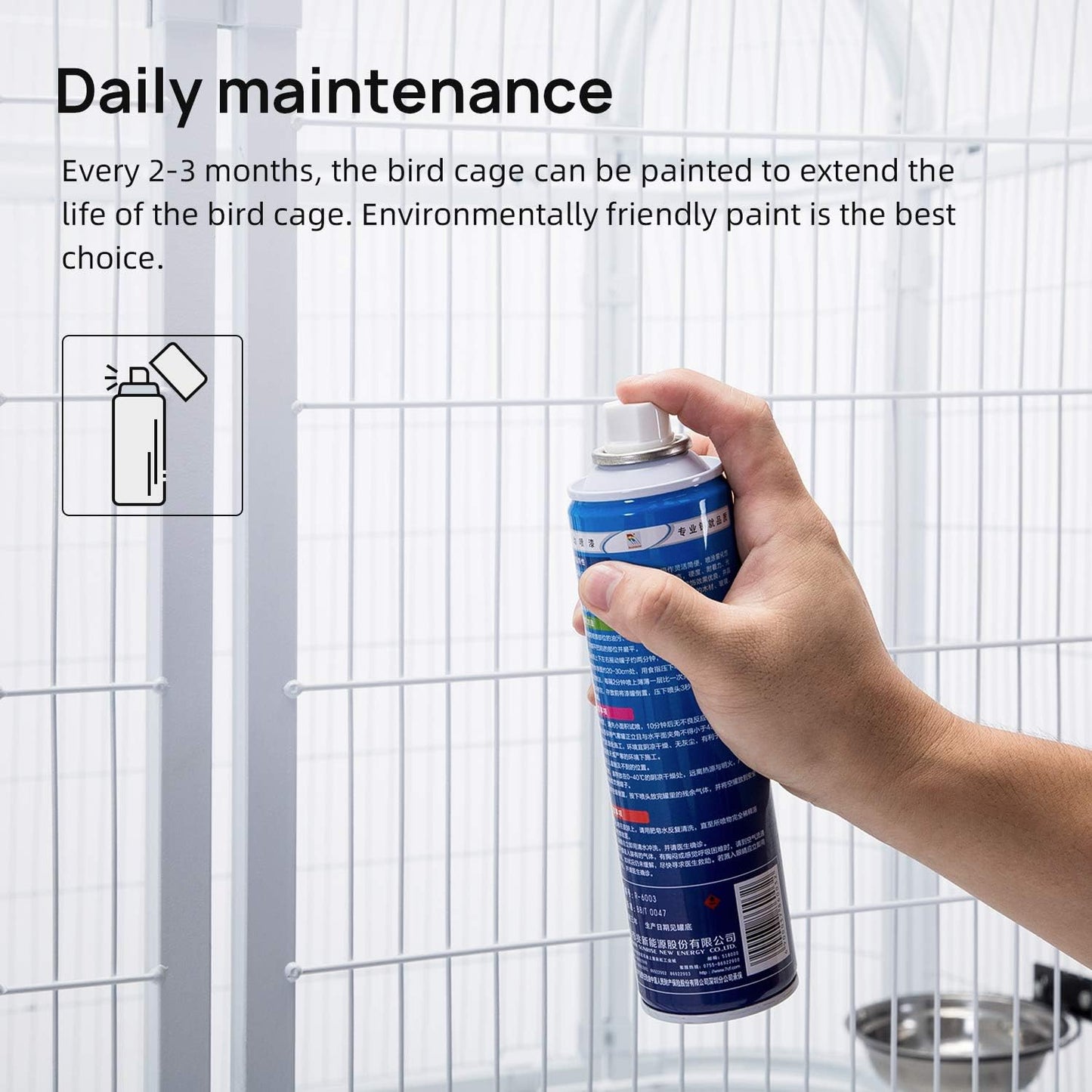 Parrot Cages for Large Birds Outdoor Extra Large Bird Cage with Bird Cage and Perch Suitable for Macaws Canaries Parrots Budgie Lovebirds