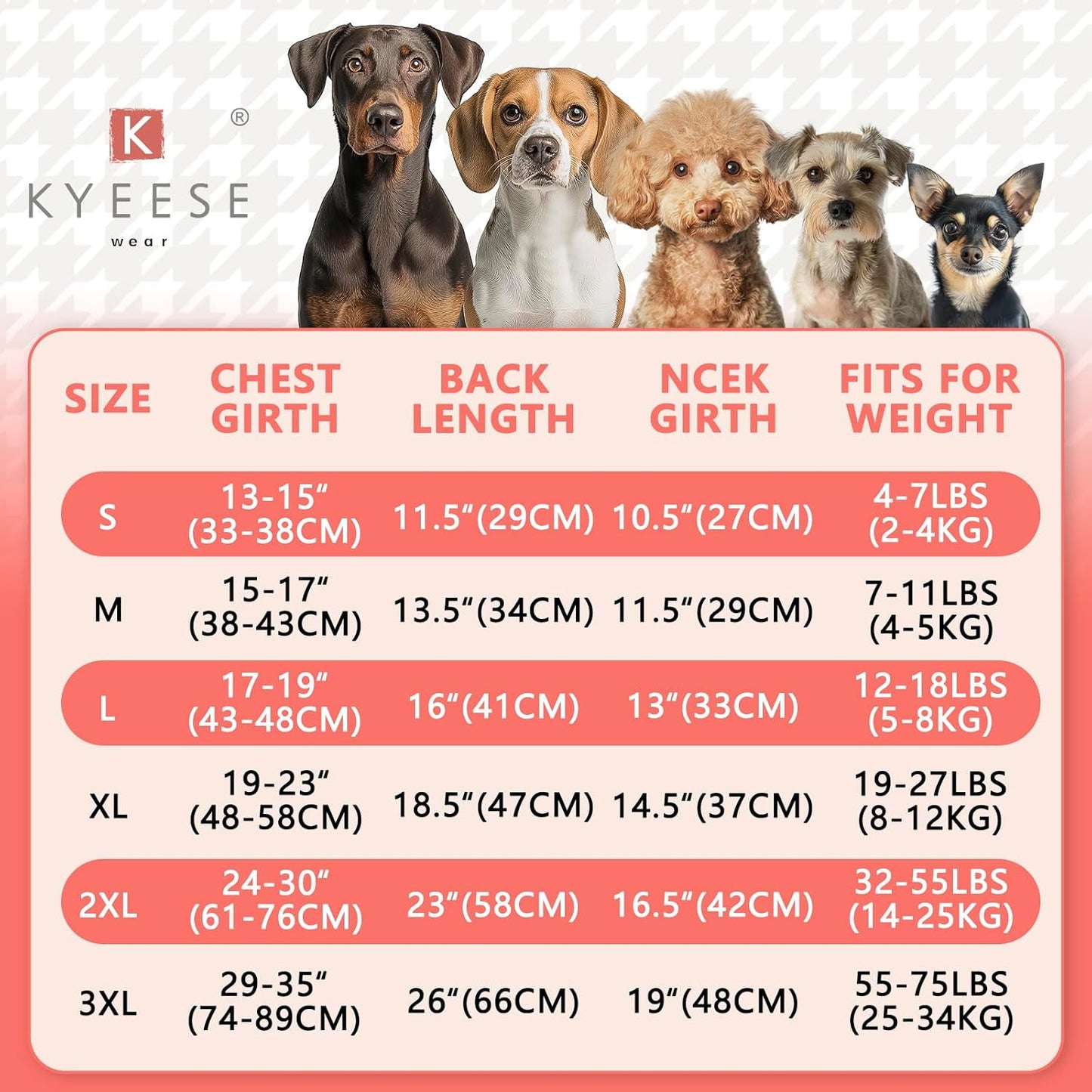 KYEESE 2Pack Dog Sweater Pullover Clothes Soft Pet Sweatshirt Stretchy Pet Sweaters Large Size Pets Turtleneck Pets Coats Warm Dogs Clothes Dog Sweaters for Large Dogs