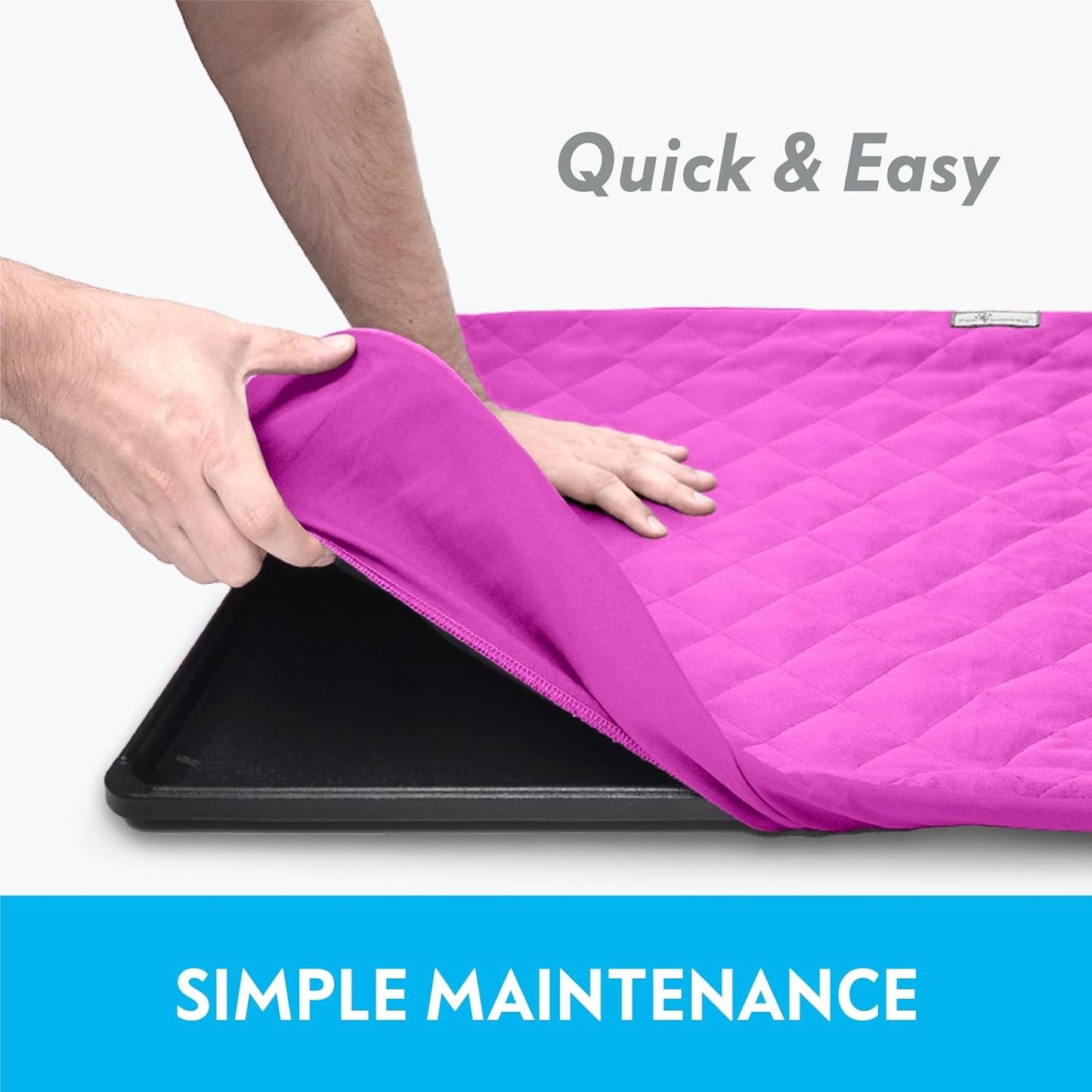 Paw Inspired Fitted Fleece Liner for Ferret Nation, Critter Nation Cage for Ferrets, Rats, Chinchillas, Hedgehogs & Other Small Animals (Pink, Shelf Liner)