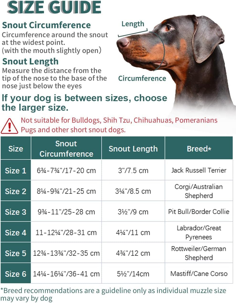 BARKLESS Dog Muzzle, Soft Basket Silicone Muzzle for Dogs to Prevent Biting and Chewing, Breathable Cage Mouth Cover for Training, Allows Drinking and Panting, Used with Collar