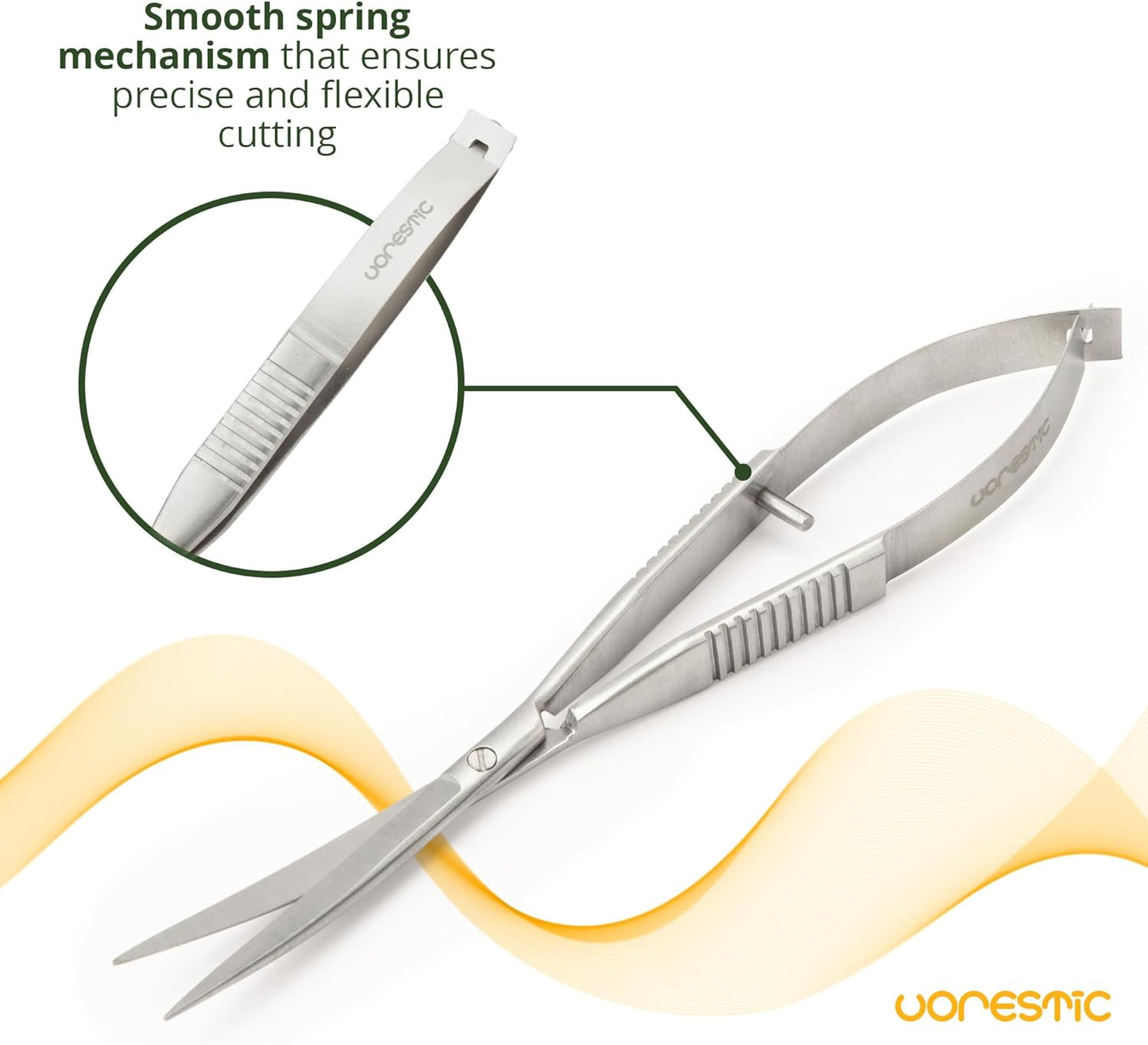 Aquarium Spring Scissors, 6.3 Inch Aquarium Scissors Spring, Aquascaping Spring Scissors, Terrarium and Aquarium Scissors, Aquarium Scissors for Plants