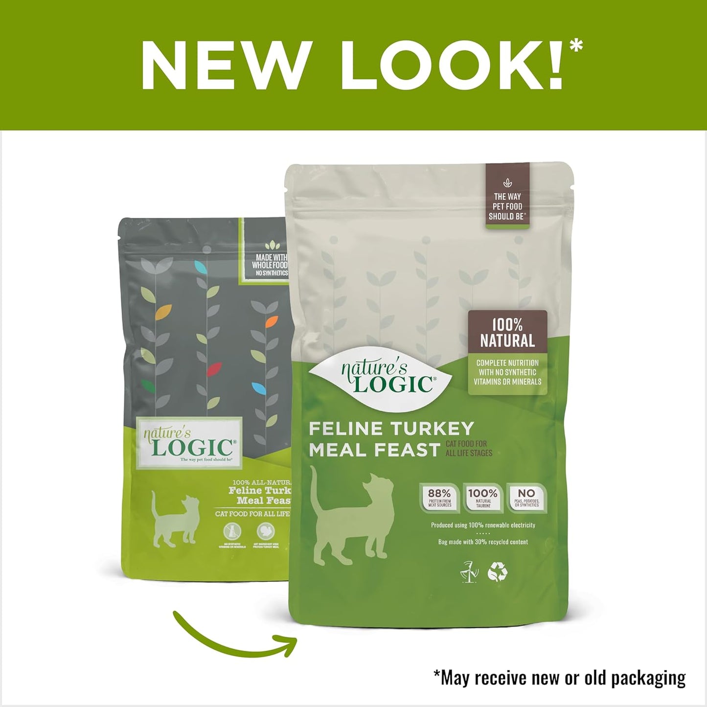 Nature's Logic Turkey Dry Cat Food (1 Pack), 15.4 lb